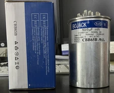 BOJACK 50+5uF ±6% 50/3 MFD 370/440 VAC CBB65B Dual Run Start Round Capacitor#432