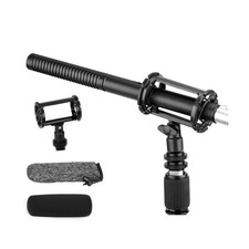 BOYA XLR Microphone BY-BM6060 Super-Cardioid Shotgun Condenser Microphone wit...