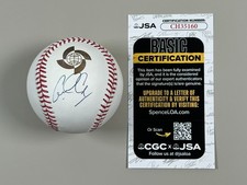 Carlos Correa Signed 2017 World Baseball Classic Baseball JSA COA WBC Astros
