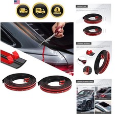 2 Pieces Windshield Rubber Seal Windshield Trim Stripping Car Weather Stripp... 2 Pieces Windshield Rubber Seal Windshield Trim Stripping Car Weather Stripp...
