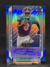 TREVON GRIMES 2021 Leaf Metal Draft XRC Prismatic Auto RC /35