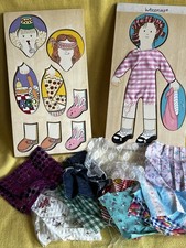Puzzlekin by Woodkins Sleepover Birthday Pizza Party 2000 Imaginative Play Wood