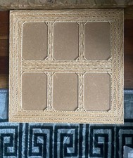 Hand Built Wooden Matchstick Prison Art Frame