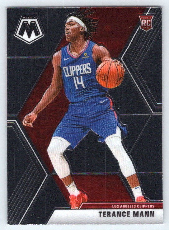 2019-20 Panini Mosaic Terance Mann #246 Los Angeles Clippers Rookie