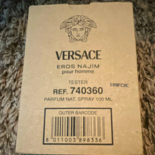 Versace Eros Najim Pour Homme PARFUM 3.4 fl oz / 100ml Tester NEVER SPRAYED!