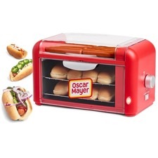 Retro Hot Dog Roller  Bun Toaster Oven