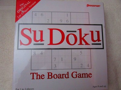 SUDOKU: The Board Game #5205 (2005, Pressman Toy Corp.)