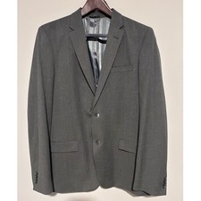 Ben Sherman Mens Dark Gray Sport Coat Blazer L44