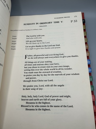 LARGE TYPE Sacramentary - Roman Missal Chapel Edition - Catholic Book Publishing - Picture 5 of 6