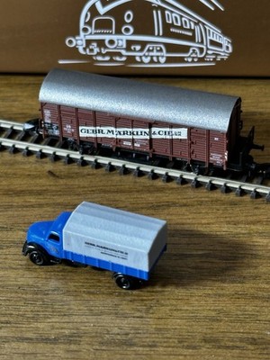 Marklin Z Scale Museum Car Set For 2009 - Boxcar And Truck - New