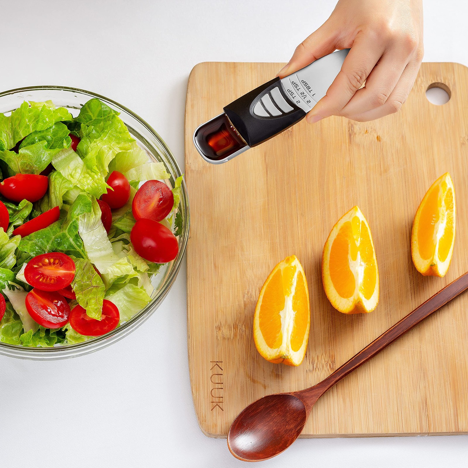 Pro Adjust-A-Tablespoon, Stainless Steel Measuring Spoon