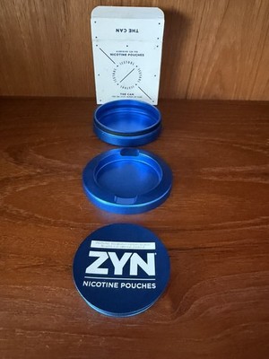 Metal ZYN Can Cyan NEW AUTHENTIC ICETOOL Collectible, Empty 