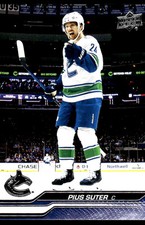 2023-24 Upper Deck #640 Pius Suter Vancouver Canucks Hockey Card