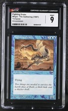 MTG Magic The Gathering Fighting Drake 1997 Tempest  CGC 9 TOP POP