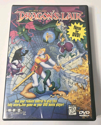 Don Bluth Dragons Lair 1998 Interactive DVD Video Game Digital Leisure OOP.  T
