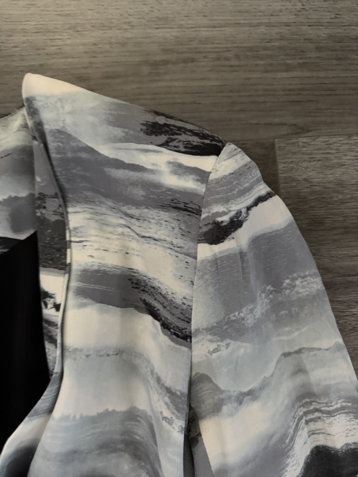 GINGER & SMART Marble Abstract Pattern Silk Butto… - image 3