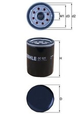 Ölfilter MAHLE OC 521 Anschraubfilter für HYUNDAI KIA ATOS GETZ CARNIVAL RIO TB