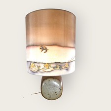 Jacques Vilain La Borne Lamp, 1970, Pyrite Stoneware, Brutalist Painted...