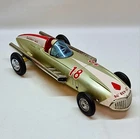 13"✨️GOLDEN JET BOAT TAIL OPEN WHEEL RACECAR🆒️👀 TinLitho Friction BANDAI Japan