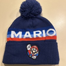 Nintendo Super Mario Kart Pom Beanie Hat Cap - Kids Boys Girls Unisex