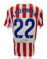 ADAMOLA LOOKMAN SIGNED ATLETICO MADRID 2025/26 HOME SHIRT (ACG CERT AG17796)