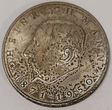 DDR, 20 Mark 1971, Heinrich Mann