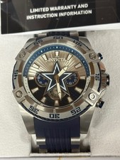 Rare Invicta NFL Dallas Cowboys Chronograph Q...