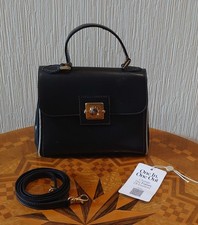  Fendi Tasche 23x19cm schwarz Leder + Zertifi...