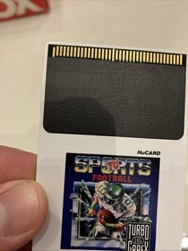 TV Sports Football - TurboGrafx-16 Hu Card Only!!  Tested! TG 16