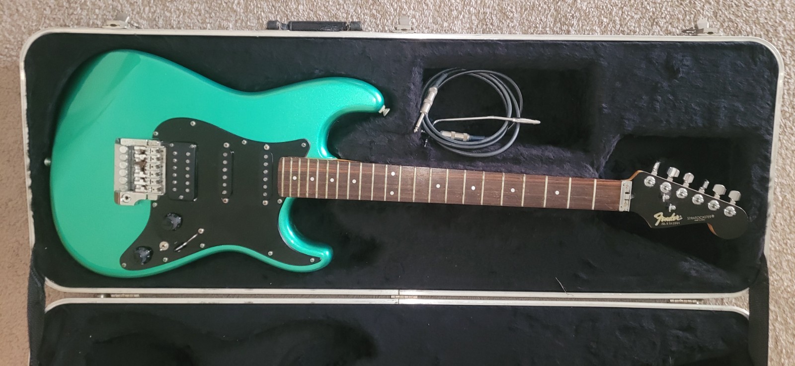 1984-1987 Fender Japanese MIJ Stratocaster Sage Sea Green with Case