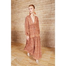 Ulla Johnson Althea Maxi Dress In Rose Size 6