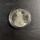 1OZ SILVER BULLION COIN 999 FINE SILVER LIBERTY 2013 IN CAPSULE
