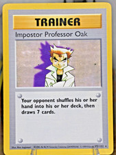 Impostor Professor Oak 73/102 Base Set Shadowless Unlimited LP on eBay