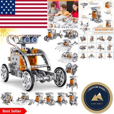 Creative 13-in-1 Solar Robot Building Set for Kids 8 Enhance STEM Learning