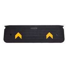 1" Rise Rubber Threshold Ramp w/ Non-Slip Surface for Wheelchair Scooter