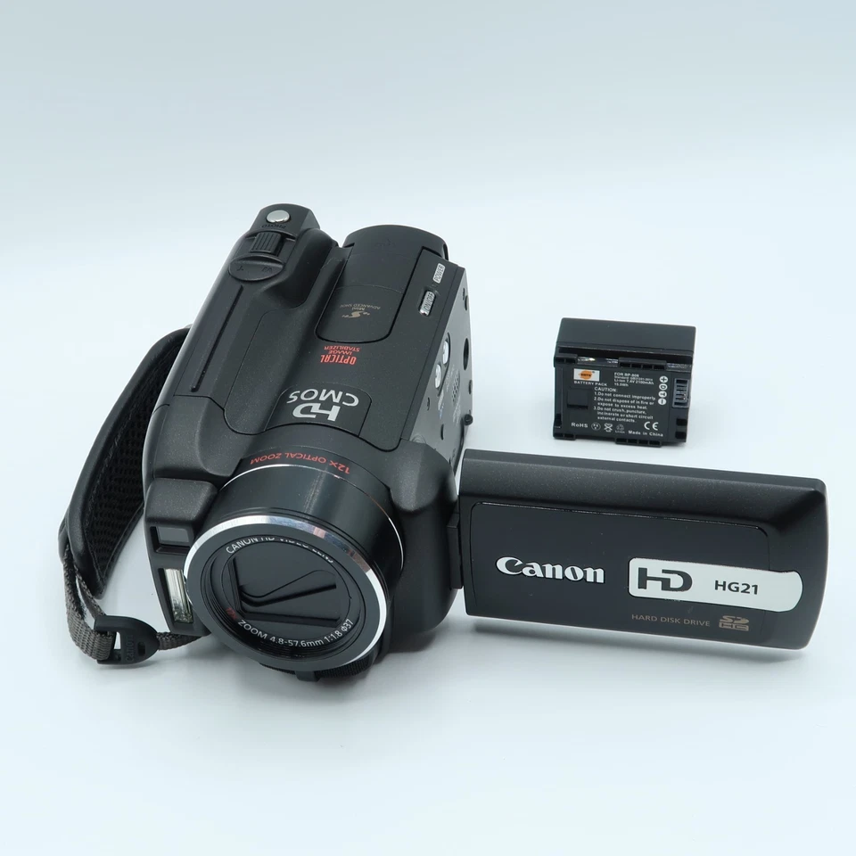 Canon HG21 Camcorder PAL Full HD 1920x1080 120GB HDD Video Camera 12x Opt Zoom - Image 2 of 4