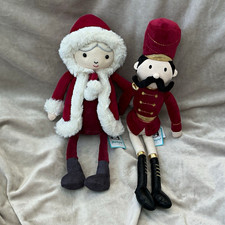 Jellycat Nutcracker & Joy Christmas with tags VGC  36 cm & 30cm