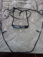Uppa Baby Vista Stroller Plastic Clear Rain Cover Shield See Thru