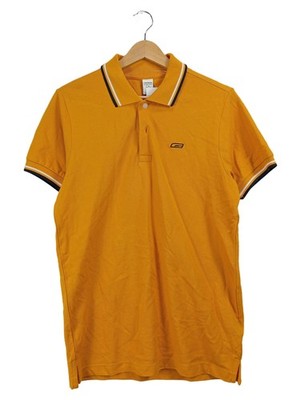 Jack & Jones Premium Herren Poloshirt Gr. S Orange Kurzarm Casual
