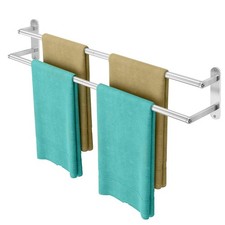 Double Towel Bar 32 Inch, Towel Rack for Bathroom, Wall Mount Bathroom Towel Hol