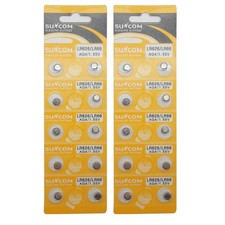 20 PCS AG4 Alkaline 1.5V Button Cell Battery LR626 377 for Watches Toys