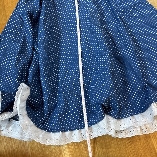 Lot 5 Girls Circular Frills Skirt Culottes 10 12 14 Handmade Cotton Polka Dots - Picture 13 of 20