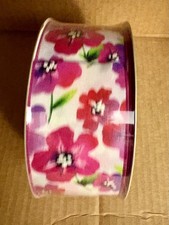 NEW 50 Yard Roll of Wired Floral Craft Ribbon