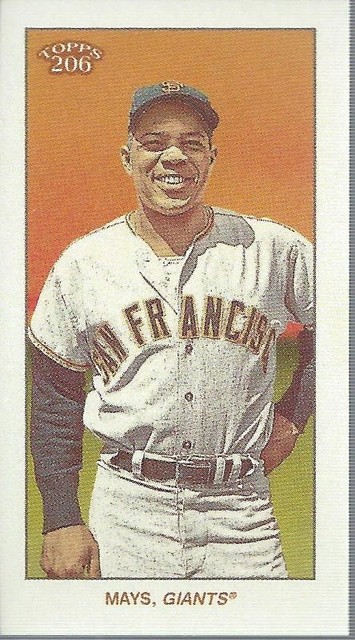 2020 Topps 206 Wave 5 Mini Baseball Card #50 Willie Mays