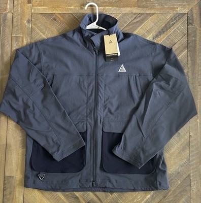 Nike ACG Men's Full-Zip Softshell Jacket Repel UV Blue Size L