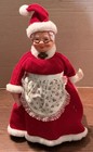  SANTA CLAUS AND MRS. CLAUSE  Christmas Doll Set of 2 Vintage 80s Home Decor  — photo 4