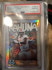 2022 Bowman U Hendon Hooker Big Kahuna Silver Psa 10   Pop 1