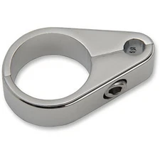 Drag Specialties DS-223041 Chrome 1" Clamp for Single Throttle Cable for Harley