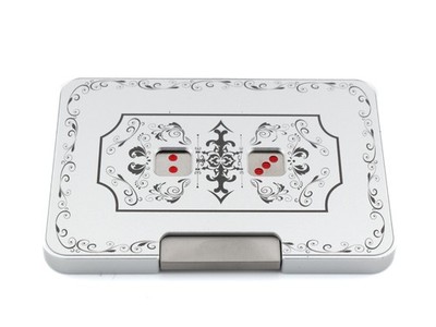 Joker Mechanical Metal 2d6 Dice: 1920s Demley Style Spinning Auto-Dice