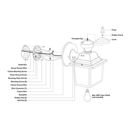 Vaxcel Lighting T0732 Bedford 10" Tall Outdoor Wall Sconce - White - Picture 2 of 12